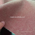 Glitter pu leather for making shoes, handbags